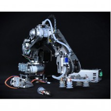 24D Industrial Robot Arm 4-Axis Stepping Mechanical Arm High Precision Planetary Reduction Motor with Controller