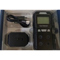 Portable 4-IN-1 Black Gas Tester EX/O2/H2S/CO Combustible Gas Monitor High Precision Air Quality Detector
