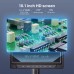 318C 12MP 1600X Digital Microscope Camera with Parfocal Lens & 10.1" IPS Screen for Touch Control