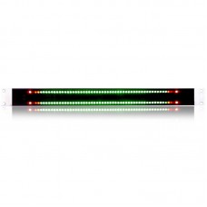 Panel2 19-inch Cabinet Style Stereo 128pcs Lamp Beads Voice Control Music Rhythm Induction Light LED Audio Spectrum Light