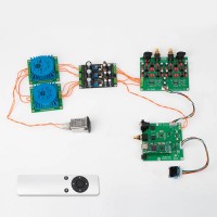 AK4118 USB/Coaxial/Optical/AES to IIS Audio Receiver Board Kit with Power Supply Board + 12V/7V Transformer + Power Entry Module