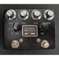 Black Dual Channel Electric Guitar Overdrive Distortion Single Effects Pedal for Browne Protein with LY-ROCK LOGO