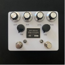 White Dual Channel Electric Guitar Overdrive Distortion Single Effects Pedal for Browne Protein with LY-ROCK LOGO
