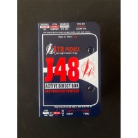 J48 Mono DI Box High Performance Active Direct Box for Rock Electric Guitar Bass Clone Version with LYR LOGO