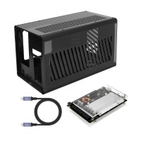 HAMGEEK BX V2.0 Graphics Card Dock + XY Dock DIY External Expansion GPU Docks 100W Output with 60cm Thunderbolt 4 Cable