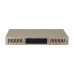 220V Golden Stereo 10-band Graphic Audio Equalizer Receiver Treble and Bass Adjustment EQ Built-in Bluetooth with Remote Control