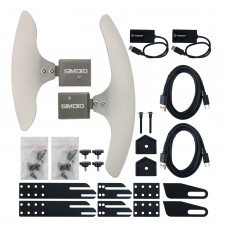 SIMDID Left Side & Right Side Paddle Shifter Kit Aluminum Alloy Racing Simulator for WRC Video Games