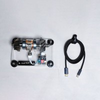 Portable Metal Turbine Brushless Motor Model Supercharged Turbine Blade Aircraft High Speed Motor CNC Toy