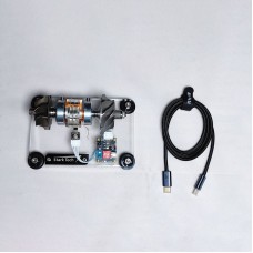 Portable Metal Turbine Brushless Motor Model Supercharged Turbine Blade Aircraft High Speed Motor CNC Toy