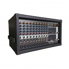 PMP2000 800W 14-Channel Active Audio Mixer Ultra-low Noise 2x350W Stereo Multi-effects Processor