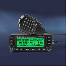 DM9100 Vehicle Walkie Talkie 136-174MHz/400-470MHz DMR UHF/VHF Dual Band 25W FM Transceiver Bluetooth GPS