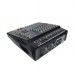 R-1600 1600W*2 Professional 8-Channel Power Mixer KTV Mixing Console with Bluetooth Reverb Equalizer