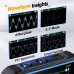 FNIRSI-2C53P 3-IN-1 2-Channel 50MHz Handheld Touchable Digital Oscilloscope Multimeter Signal Generator