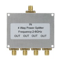 S.PD02-2060-MSFB 2-6GHz 50W 4-Way Power Divider RF Power Splitter with SMA Female Connectors