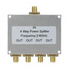 S.PD02-2060-MSFB 2-6GHz 50W 4-Way Power Divider RF Power Splitter with SMA Female Connectors
