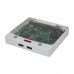 White SAROO Saturn Game Programmer Hardware Drive-free Game Console with Power Adapter for SEGA