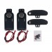 SimPlayer Aluminum Alloy Shift Paddles RC Game Simulation Steering Wheel Magnetic Paddles with Mount for Logitech/Thrustmaster