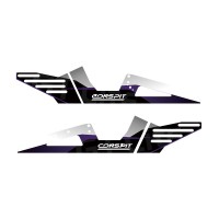 CONSPIT GT-Lite Cockpit Sticker Coating Sticker (Series B) for CONSPIT GT-Lite Simulator Cockpits
