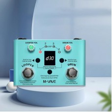 M-VAVE Lost Tempo V2 Looper & Drum Machine Pedal & Tuner for 4 Loops & 11 Minutes Recording Time