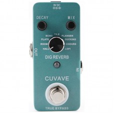 CUVAVE (M-VAVE) DIG Reverb Digital Reverb Pedal with 9 Reverb Types Decay & Mix Control True Bypass