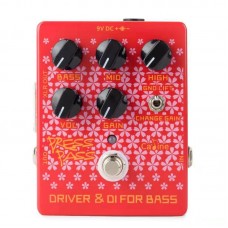 Caline Bass Overdrive Pedal Bass Pedal Driver + DI for Bass and Supports High Gain Noise Reduction