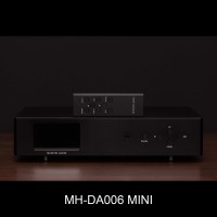 MUSETEC Black MH-DA006MINI Audio Decoder Bluetooth ES9039PRO DAC Built-in USB Digital Interface for Amanero