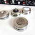 4pcs 45mm Speaker Feet Speaker Isolation Feet w/ Stainless Steel Balls 100KG Capacity for DACs Amps