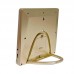 AL-HARAMEEN HA-4009 Muslim Azan Clock Foldable Clock Table Clock (Golden) with Foldable Stand