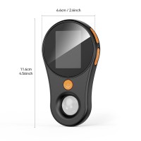 Black 500X Magnification Portable Handheld Digital Microscope Super Macro Lens with 2-inch IPS Screen