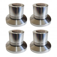 4PCS Stainless Steel FE Large Audio Stand Spike Shock-absorber Foot Pad for Audio Speakers/Amplifiers