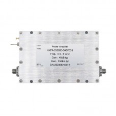 HXPA-050600-G40P33S 0.5-6GHz 2W Power Amplifier Power Amp with 40dB Gain and Stainless Steel SMA