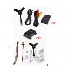 Set of 3.3GHz 4W TX RX Wireless Video Transmitter Receiver VTX + VRX with Manual for FPV Drones