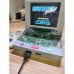 Saturn Slim Combo Game Console (Gray) with 8" 4:3 LCD Screen and Hifi Stereo Speakers for SS Games
