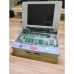 Saturn Slim Combo Game Console (Gray) with 8" 4:3 LCD Screen and Hifi Stereo Speakers for SS Games