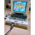 Saturn Slim Combo Game Console (White) with 8" 4:3 LCD Screen and Hifi Stereo Speakers for SS Games