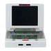 Saturn Slim Combo Game Console (White) with 8" 4:3 LCD Screen and Hifi Stereo Speakers for SS Games