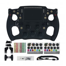 RS16 FORMULA Advanced Game Steering Wheel Racing Game Simulator with 4.3-inch Display Screen for Roter Stier