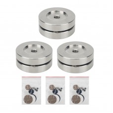 3PCS FE Audio Devices Stand Spike Shock Absorbing Foot Pad with Stainless Steel and Ceramic Beads for Amplifiers/Speakers