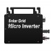 200W Intelligent Solar Grid Micro Inverter Ultra-thin Version 22V-48V MPPT Aluminum Alloy Wide Voltage Inverter