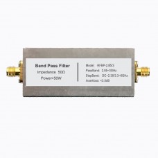 2.85-3GHz Bandpass Filter BPF with SMA Female Connector 50ohms Impedance High Quality RF Accessory