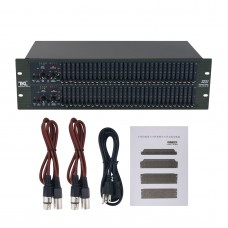 TKL-2231 Dual 31-Segment 2U High Performance Equalizer for Speakers Stereo Tuning with Amplitude Limiter