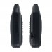 Pair of Black YI-639 400-470MHz UHF Mini Walkie Talkie 2KM 2W Analog Handheld Radio Support Timeout Timer