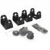 FPX330-H101 4PCS Set Servo Mounting Kit Exclusive Servo Hinge Frames and Idler Set for DYNAMIXEL X330