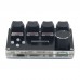SayoDevice Black 4-Key O3C++ OSU Rapid Trigger Custom Keyboard Hall Magnetic Axis Gaming Keyboard with 0.96-inch IPS Screen