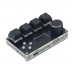 SayoDevice Black 4-Key O3C++ OSU Rapid Trigger Custom Keyboard Hall Magnetic Axis Gaming Keyboard with 0.96-inch IPS Screen