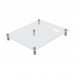 MATX Medium Transparent Acrylic Open Frame PC Case High Performance Heat Dissipation Support for MATX/ITX Motherboard