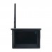 5.8G 2000mW Wireless Video Transmission System FPV TX RX Set with 4.3 Inch IPS Receiving Screen