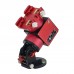 JUWEI-17 Red-black Harmonic Equatorial Mount Wide Dovetail Groove for Astronomical Telescope Compatible with Theodolite Mode