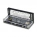 VCK0658AL VFD Clock Vacuum Fluorescent Display WiFi Clock USB Power Supply with Frosted Aluminum and Acrylic Shell