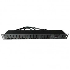 CP0802 Power Sequence Controller Power Supply Sequencer with 8 Sockets & Smart Switch for DMX512